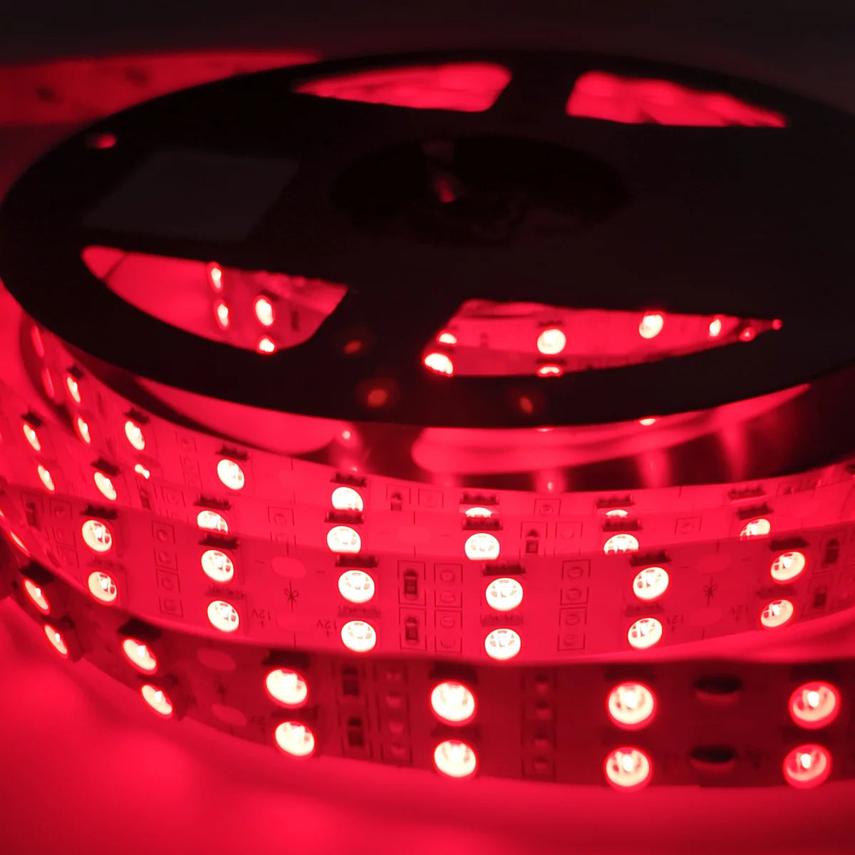 LightingWill 730–735nm SMD5050 DC12V IR LED Strip Light – 30/60/120 LEDs/m, 5 Meters, IP00/IP65