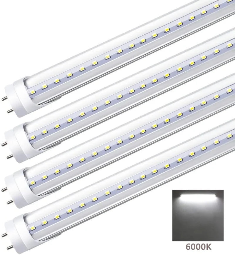 2ft 10W T8 LED Tube Light, Frosted Cover Warm / Natural / Daylight White Retrofit Ballast Bypass Non-Dimmable 4-Pack / 20-Pack