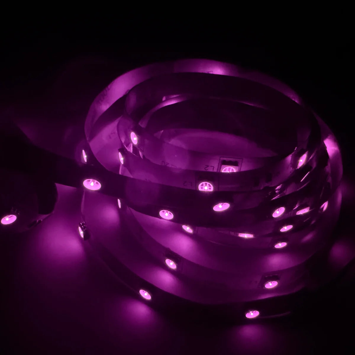 LightingWill 850nm SMD5050 DC12V IR LED Strip Light – 30/60/120 LEDs/m, 5 Meters, IP00/IP65