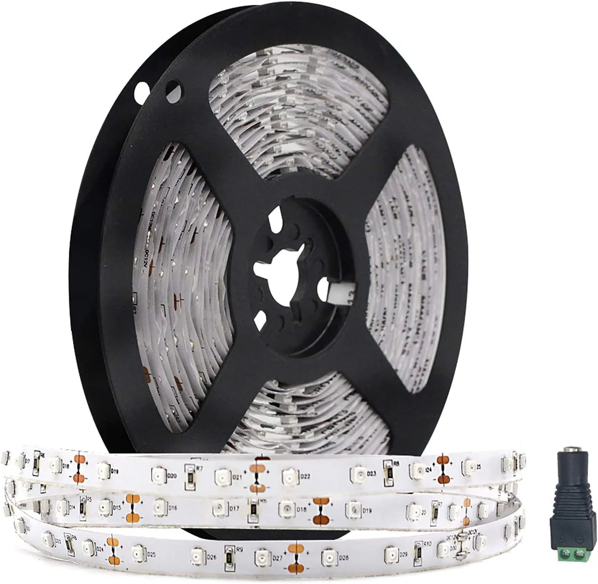 850nm SMD2835 DC12V Infrared LED Strip Light – Night Vision IR for Security, 60/120/240 LEDs/m, 5 Meters, IP00/IP65