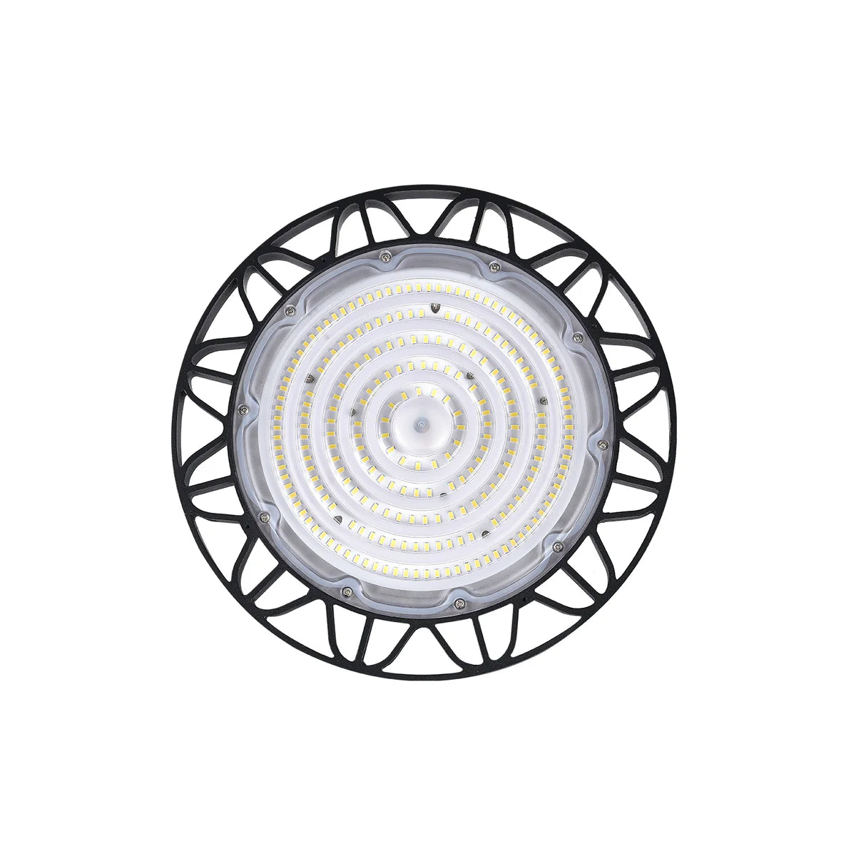 UFO LED High Bay Light 100W, 6500K Daylight White 13,000LM (130LM/W) 100-240V AC High Bay LED Light with Hanging Hook for Factory Warehouse Workshop 4 | 8 | 12 pcs Pack