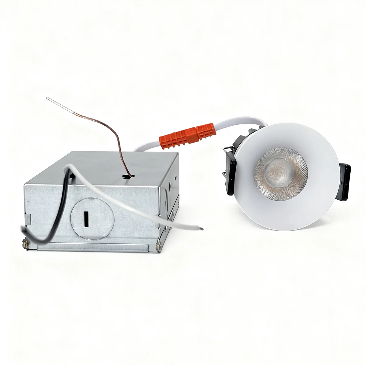 PRO Downlight PRO-1B Series Deep Recessed Anti-Glare Full Spectrum LED Downlight | AC 100–130V | 4 / 10 Pack | 7W / 9W / 12W | 5-CCT Adjustable | 24° Beam Angle | White Housing | CRI 95+ | Commercial Ceiling Recessed Lighting