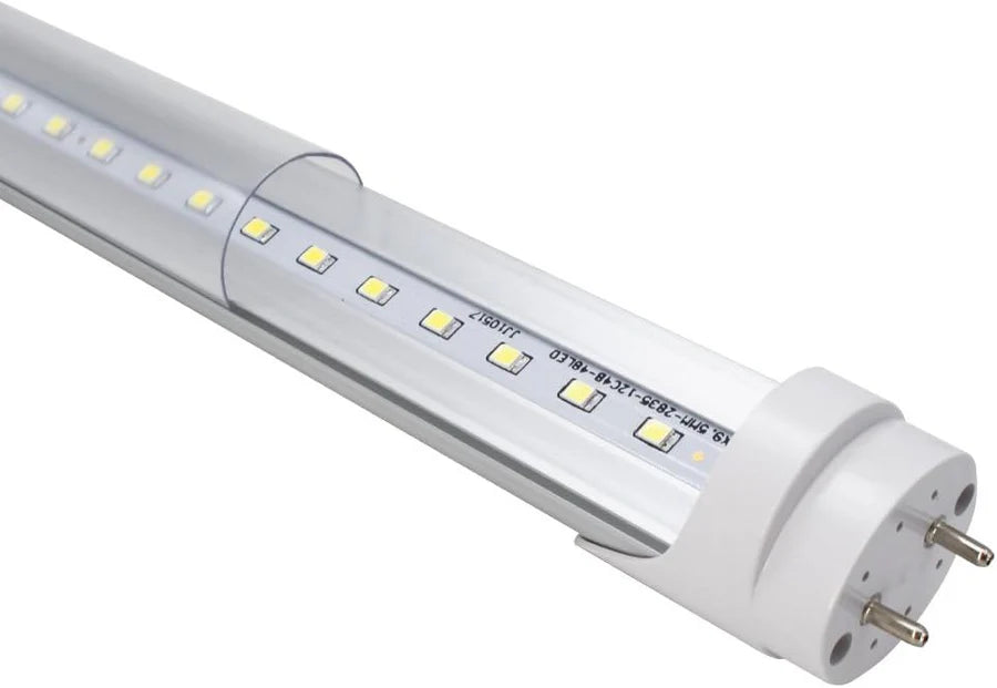 4ft 20W T8 LED Tube Light, Retrofit Ballast Bypass Frosted Lens Warm / Natural / Daylight White AC90-240V Non-Dimmable 4-Pack or 20-Pack