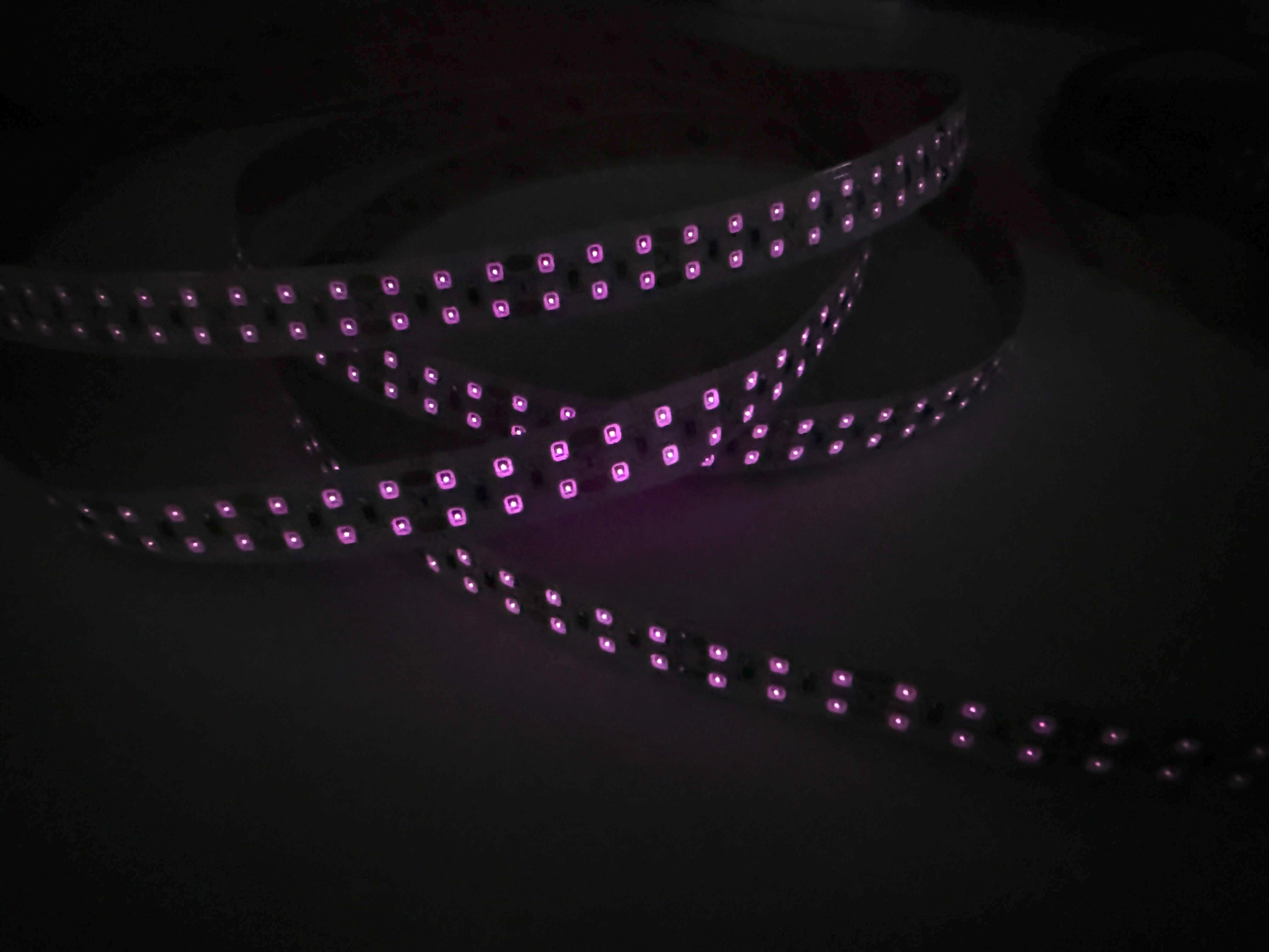 940nm SMD2835 DC12V Infrared LED Strip Light – Invisible IR for Cameras & Sensors, 60/120/240 LEDs/m, 5 Meters, IP00/IP65