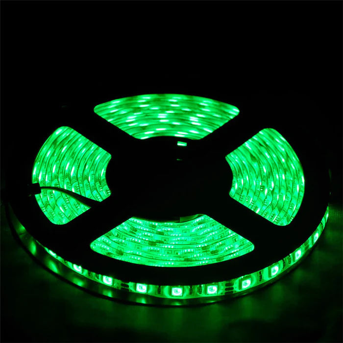 LightingWill 5M/10M SMD5050 RGB LED Strip Light Kit - DC12V | 30 / 60LEDs/M | 10mm PCB | IP00 / IP65 | 5M /10M | RGB Color Changing LED Strip Lights with Alexa, Google Assistant | 24/ 44 Keys Controller + Power Supply
