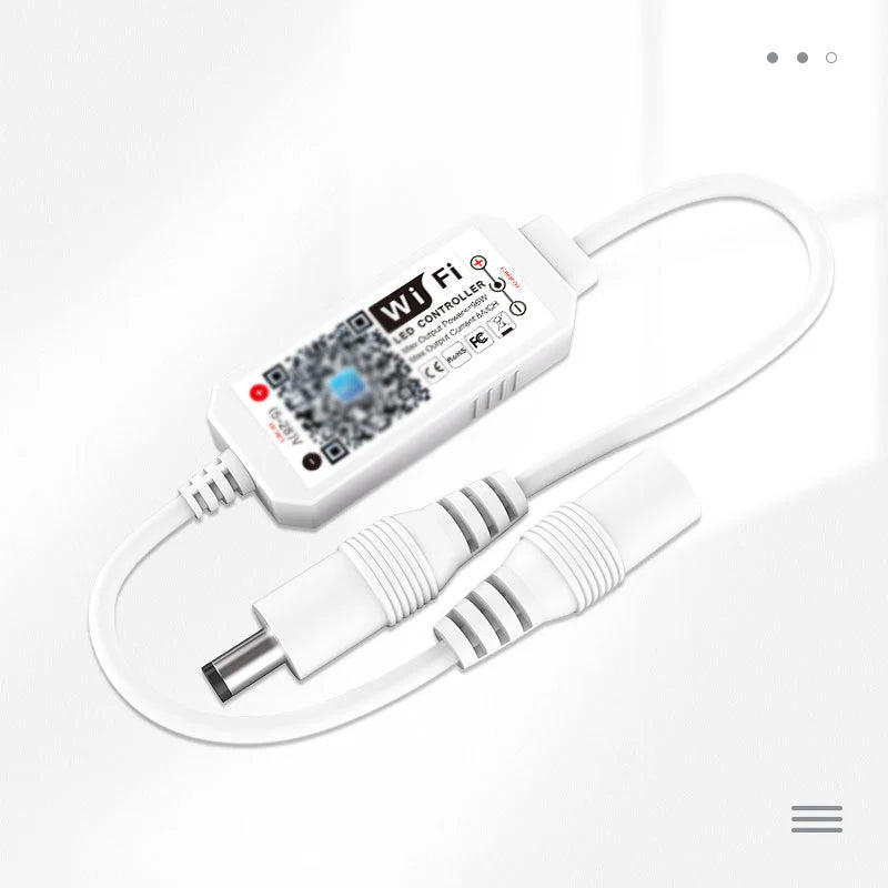LightingWill LED Strip WiFi Dimmer DC5V 24V Smart LED Controller Alexa Google Home App Control for Single Color LED Strips