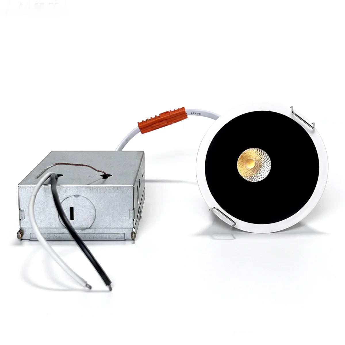 PRO Downlight PRO-1C Series Deep Recessed Anti-Glare Full Spectrum LED Downlight | AC 100–130V | 4 / 10 Pack | 5W / 9W | 5-CCT Selectable | 24° Beam | White Finish | CRI 95+ | Commercial Recessed Ceiling Fixture "