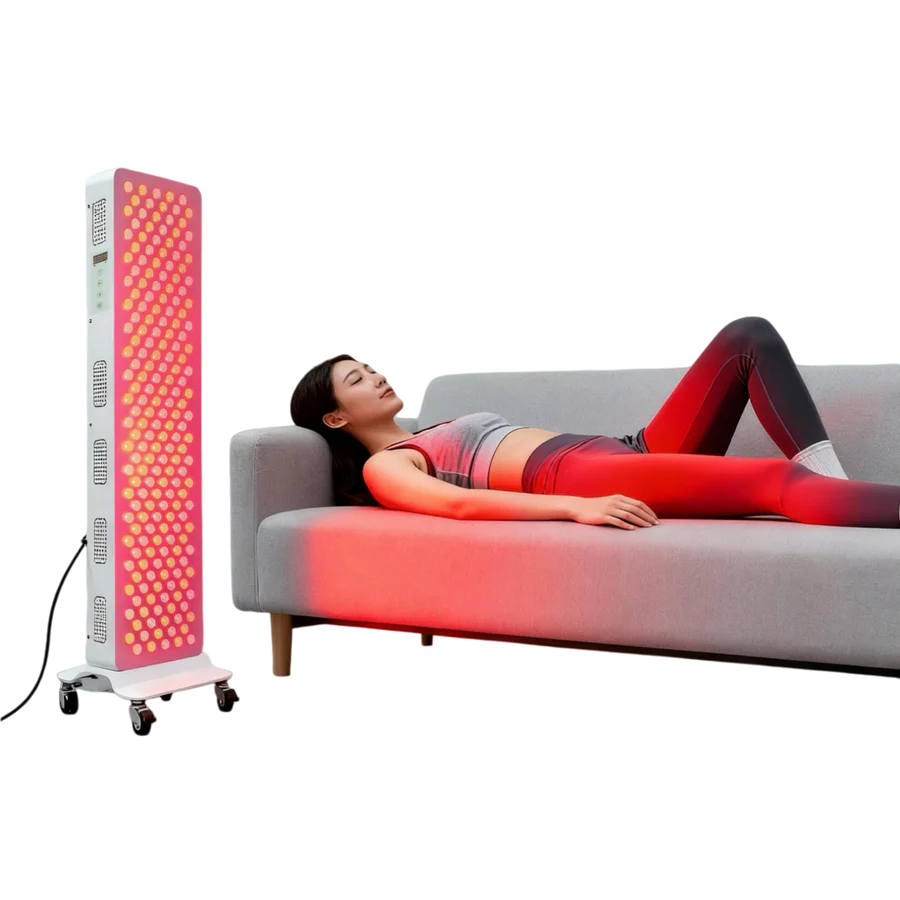 ALW-PRO Series Large Panel Infrared Therapy Lamp – 600W / 800W | Dual Chip Red & IR | Touch Control with Timer & Pulse Dimming | 30° Lens | AC85–265V | Hanging Rope & Goggles Included | for Skin Care | US / EU / UK / AU Plug