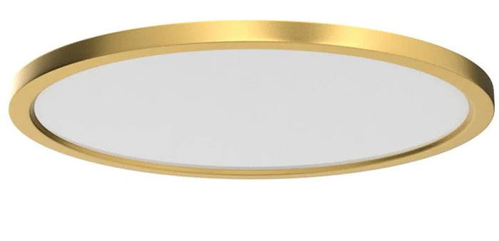 AC 110–130V Round Gold LED Ceiling Light, 18W / 24W / 32W Options 3000K / 4500K / 5000K / 6500K Flush Mount Ceiling Light Local Stock (US)