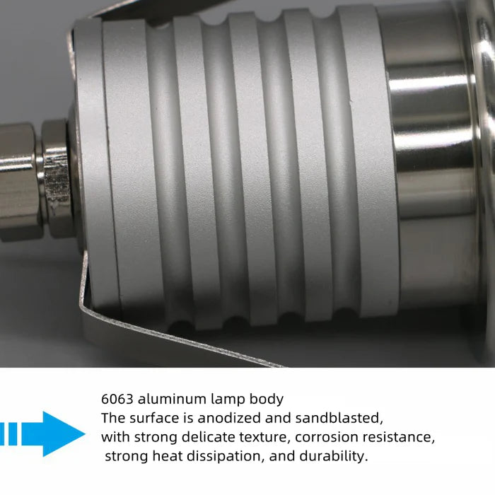 8/10-Pack One Beam Light Low Voltage LED Step Lights – 3000K / 4000K / 6000K | 1W / 3W | DC12–24V | IP67 Waterproof Stainless Steel Step & Path Lights