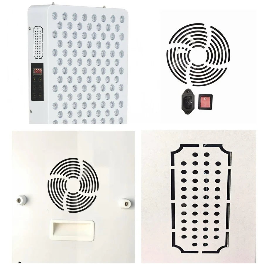 ALW-PRO Heavy Duty Infrared Therapy Lamp – 1000W / 1250W | Dual Chip Red & IR | Touch Control with Timer & Pulse Dimming | 30° Lens | AC85–265V | Goggles Included | for Skin Care | US / EU / UK / AU Plug