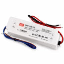 MEANWELL LPV Series 150W IP67 Waterproof Switching Power Supply, 12V/24V DC Output, AC90-264V Input, UL/CE Certified, Plastic Housing, Outdoor Power Supply