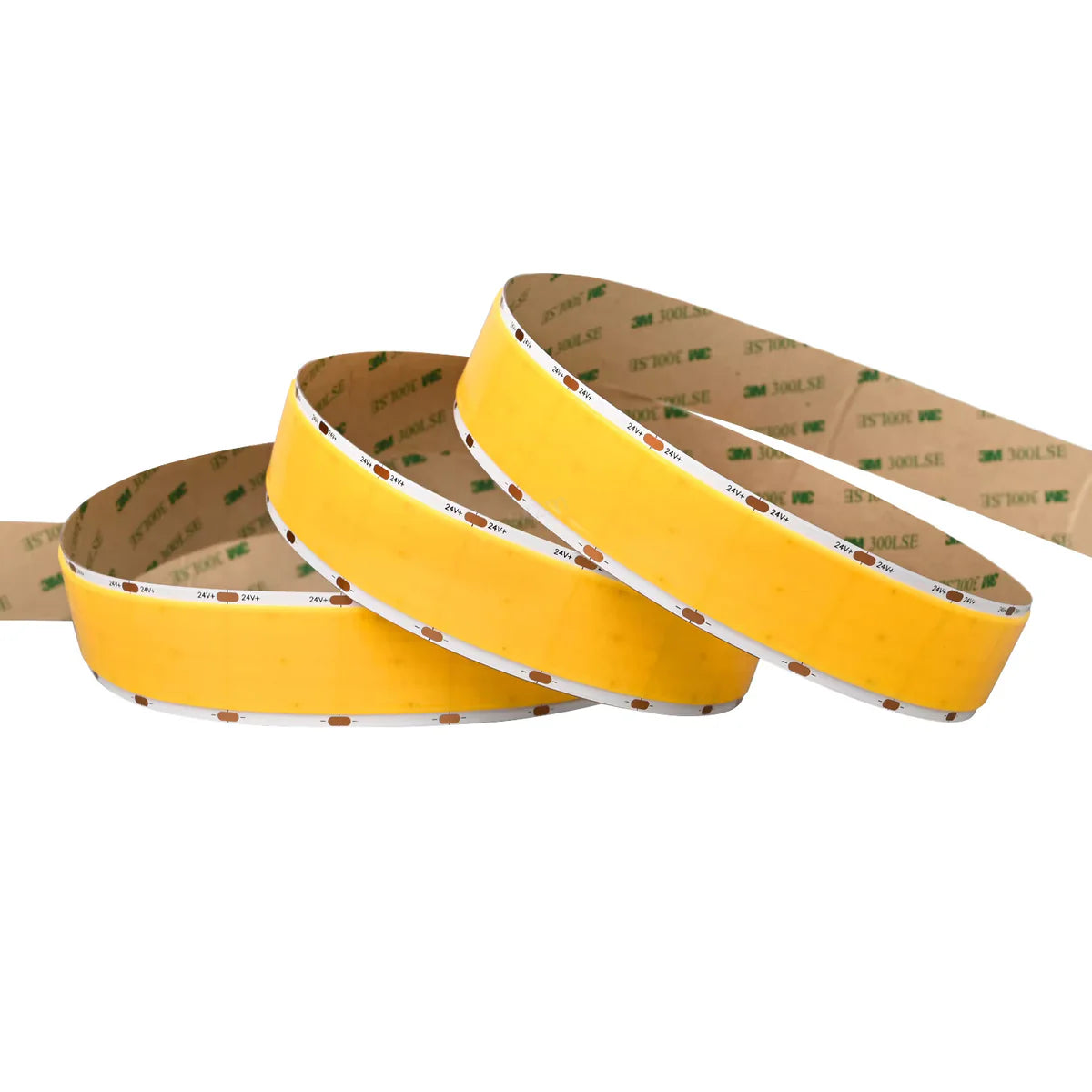 Five Row COB LED Strip Light 24V 1600LEDs/M, 30mm Flexible Dot-Free LED Tape, CRI90+ Non-Waterproof, 3000K / 4000K / 6500K for Cabinet Kitchen Lighting, 5M/10M Pack