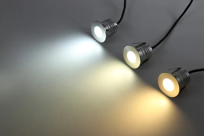 3W Single LED Underwater Lights – DC 12V / 24V Low Voltage | 3W | 304 Stainless Steel Round Submersible Lights | IP68 Waterproof | Warm White / Neutral White / Cool White for Pool, Fountain & Garden Landscape Lighting | 8 / 10-Pack