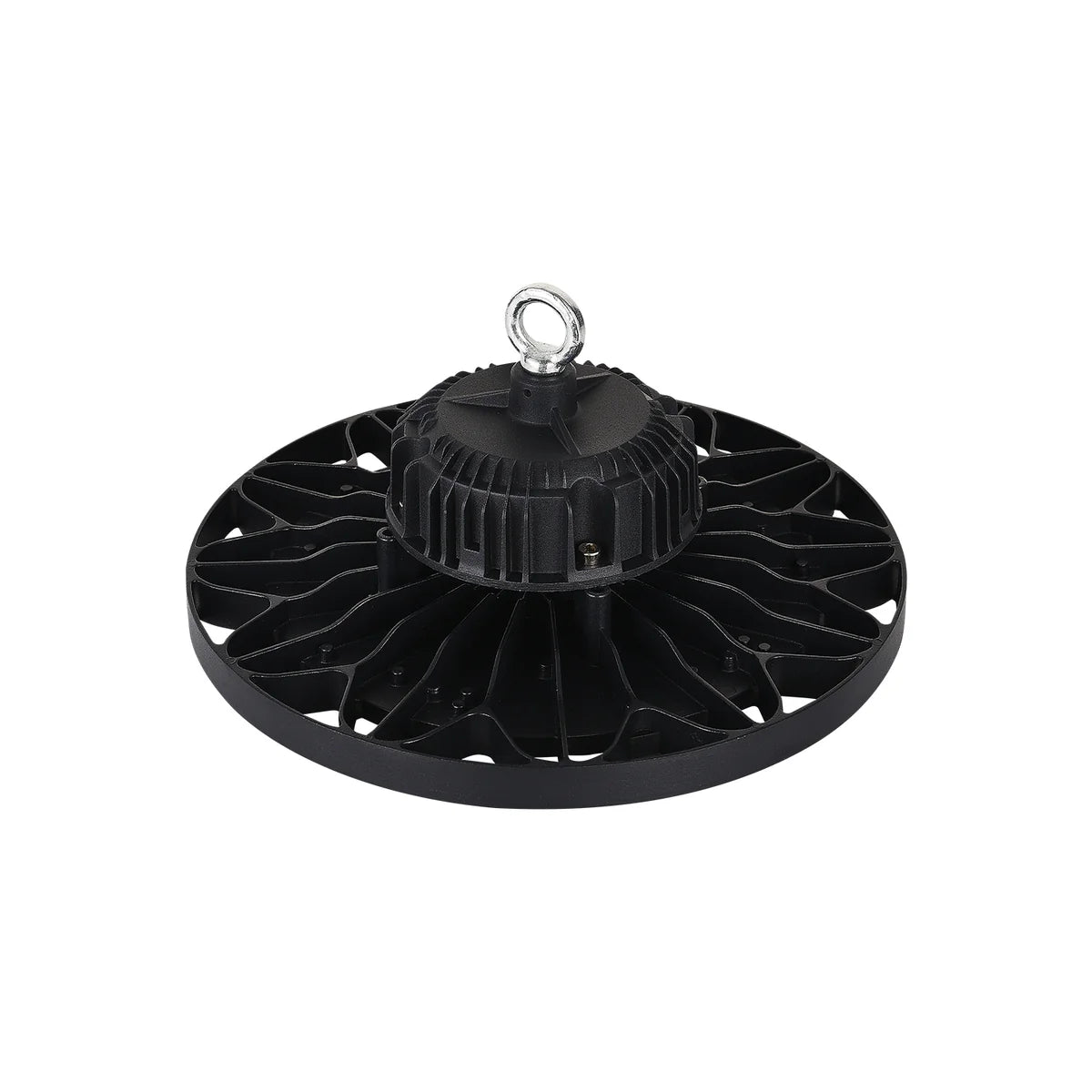 UFO LED High Bay Light 200W, 6500K Daylight White 26,000LM (130LM/W) 100-240V AC High Bay LED Light with Hanging Hook for Factory Warehouse Workshop 4 | 8 | 12 pcs Pack