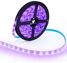 365–370nm UV LED Strip Light | SMD2835 / SMD5050 | 30/60/120/240 LEDs/m | DC12V | IP65 Waterproof | Not Include Power Supply | For Fluorescent, Display & Decorative Lighting