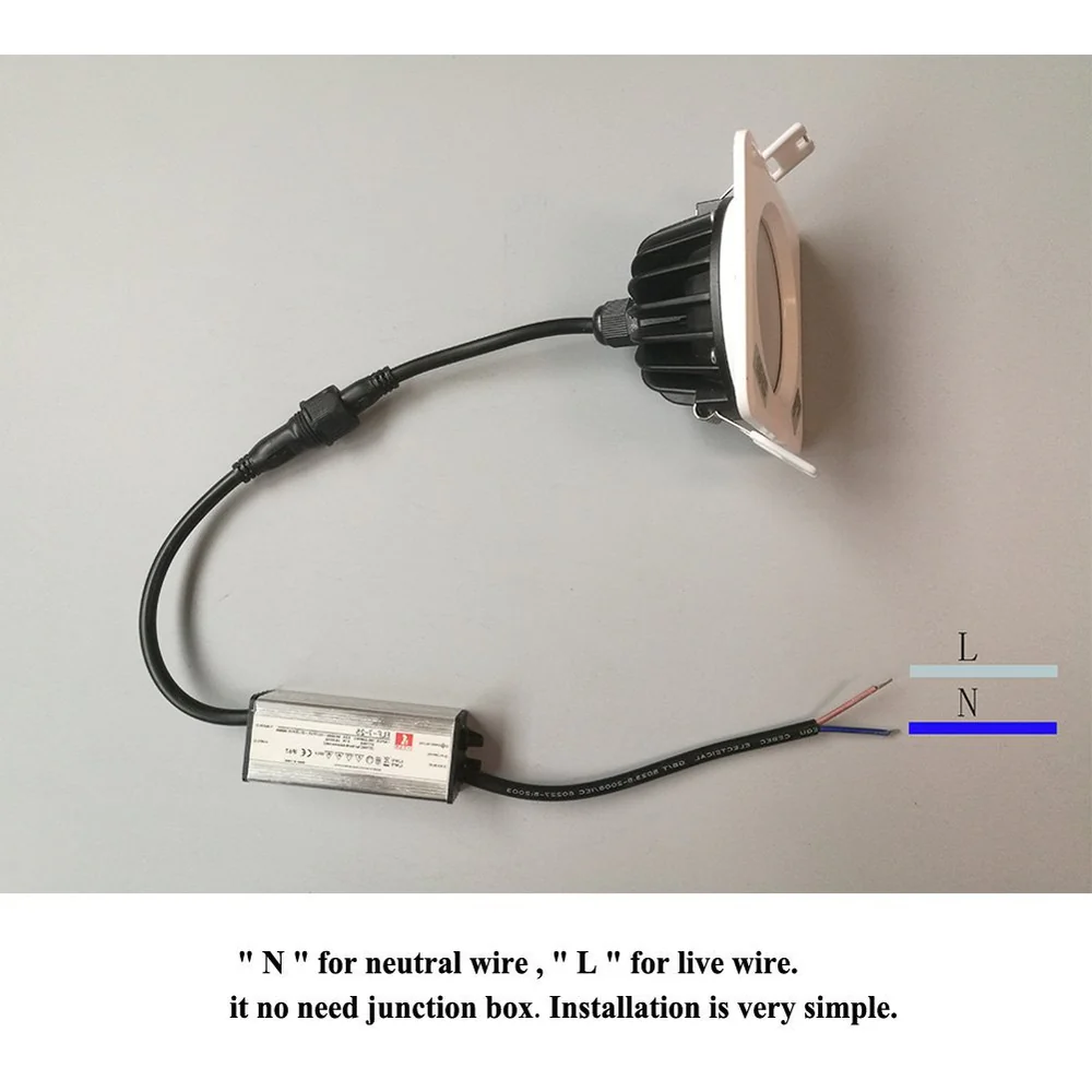 FX Waterproof Downlight – FX-2 Series IP65 LED Ceiling Downlight | 5W / 7W / 12W / 15W | CRI 80+ | AC100–240V | Damp & Wet Location Rated for Shower, Sauna & Outdoor Lighting | White Housing | 1 / 4 / 10 Pack | Non-Dimmable