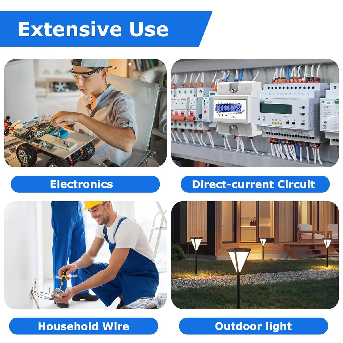 18 AWG Electrical Wire, Stranded Tinned Copper Multi-Core Cable, 6/7/8 Conductor, Black/White PVC Flexible Control Extension Cord — 3m–50m (10ft–165ft) Options