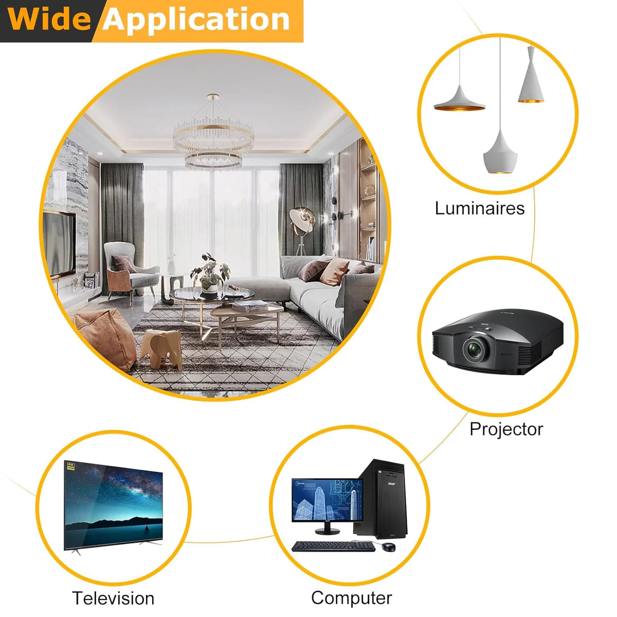 24 AWG Stranded Electrical Wire, Multi-Core Cable, 2/3/4/5 Conductor, Black/White PVC Flexible Insulated Cord for Extension & Wiring — 3m–50m (10ft–165ft) Options