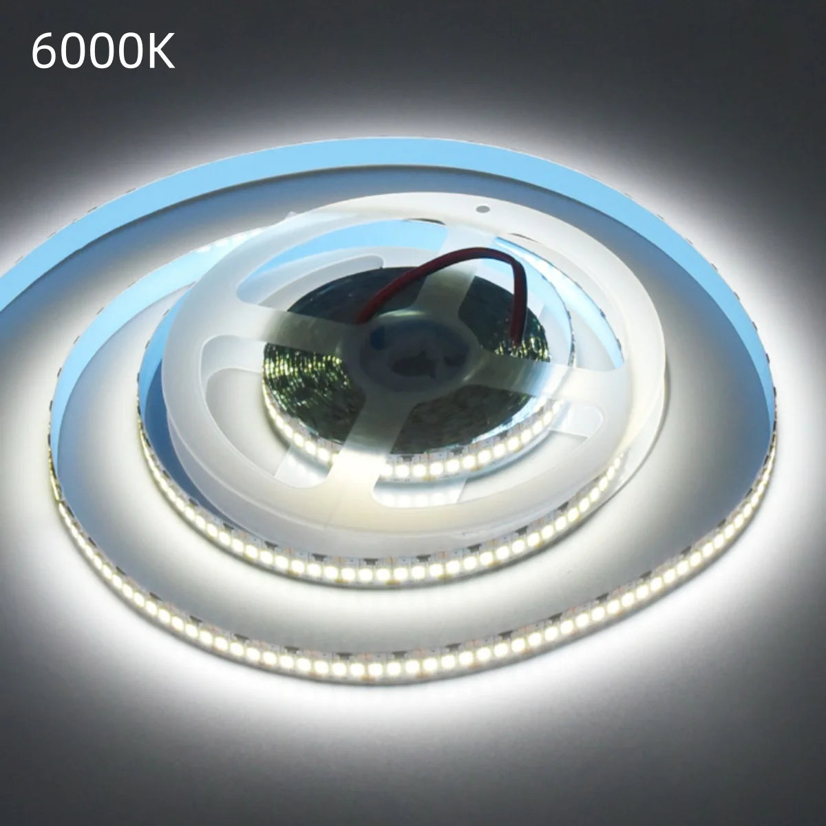 High Density SMD2835 LED Strip Light, 5m Roll | 12V DC | 240 LEDs/m | 18W/m | White 3000K / 4000K / 6000K | 10mm PCB | IP00 / IP67 Options