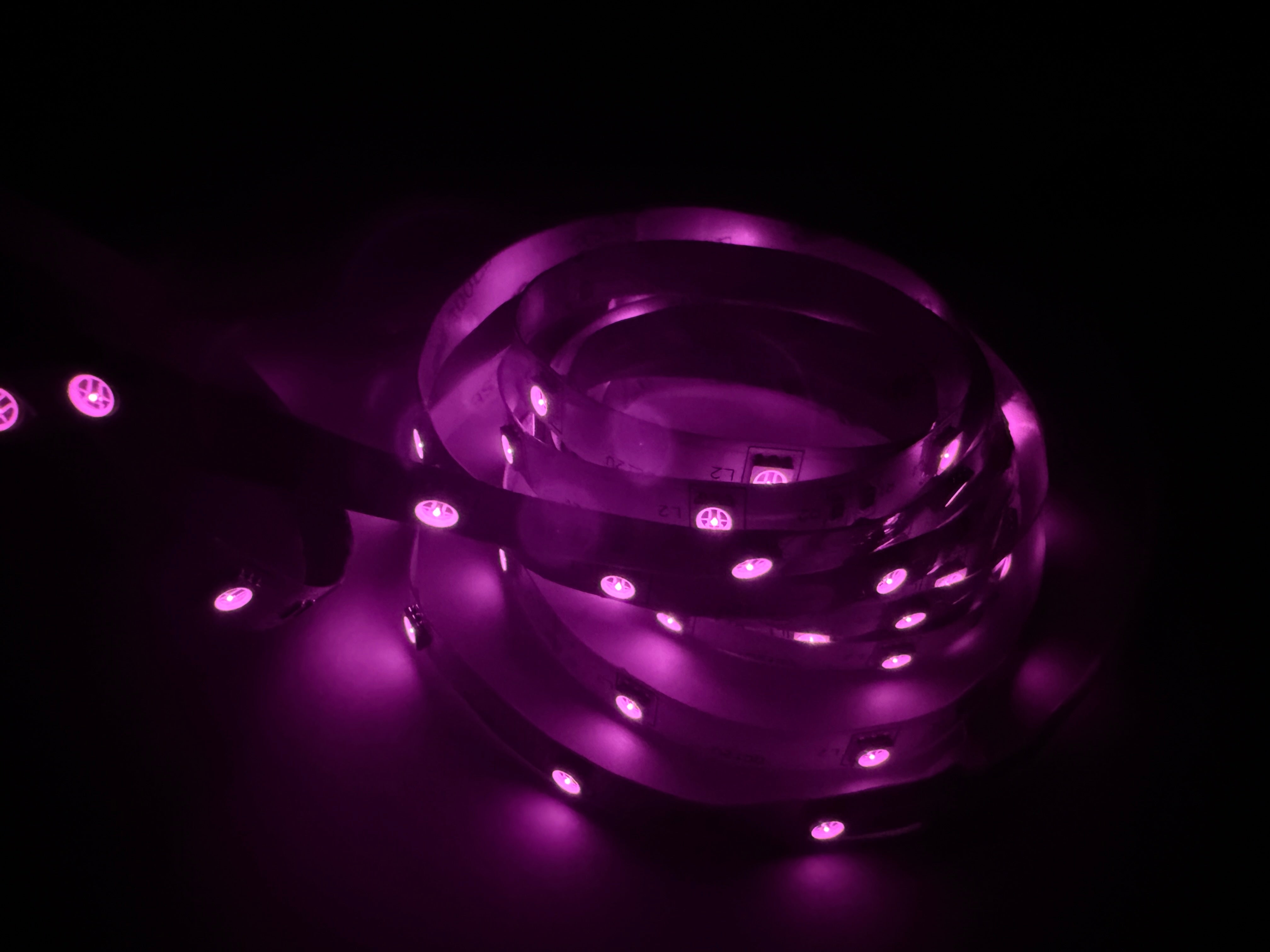 850nm SMD5050 DC12V Infrared LED Strip Light – High Brightness IR for Security, 30/60/120 LEDs/m, 5 Meters, IP00/IP65