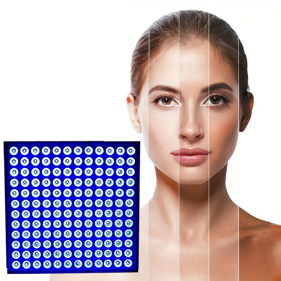 20W Floor Standing Blue Light Tanning Lamp – Blue Light 460–465nm | Dimmable Timer | AC100–240V | Aluminum Alloy + PC Cover | Floor Stand Included | for Skin Tanning & Bronze Tone | US / EU Plug