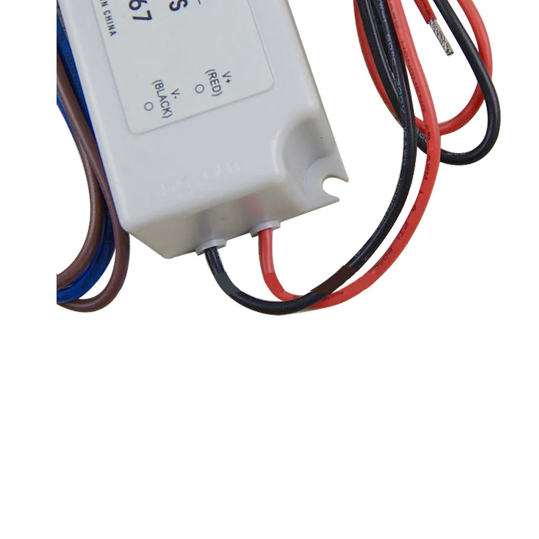MEANWELL LPV Series 100W IP67 Waterproof Switching Power Supply, 12V/24V DC Output, AC90-264V Input, UL/CE Certified, Plastic Housing, Outdoor Power Supply