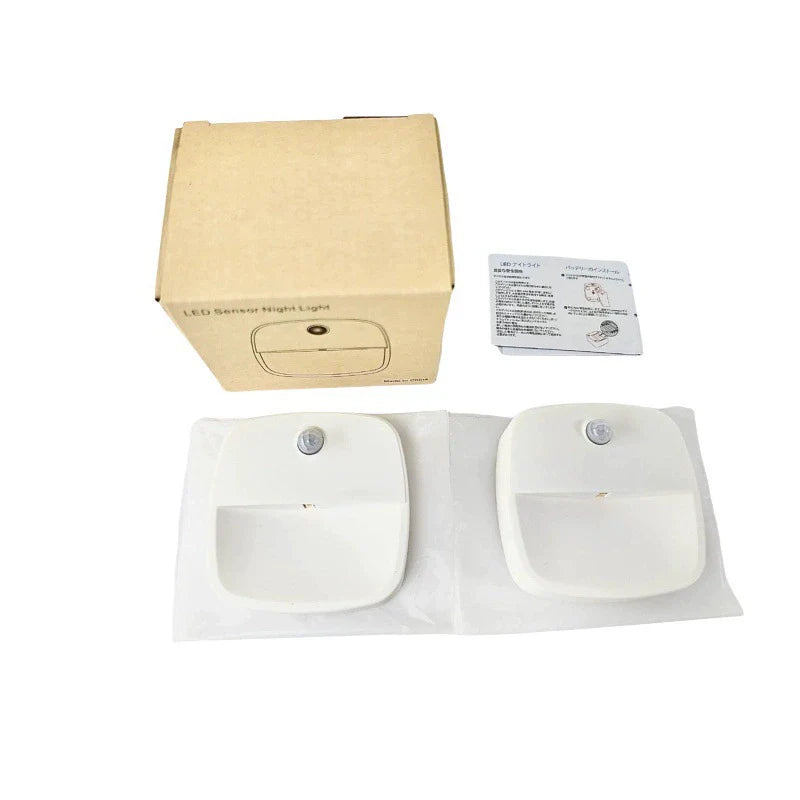 LightingWill LED Motion Sensor Light Battery Operated Dual White 3000K 6500K Switchable Cordless Stick On Night Light for Closet Kitchen Bathroom Hallway Cabinet 2 3 4 5 6 Pack