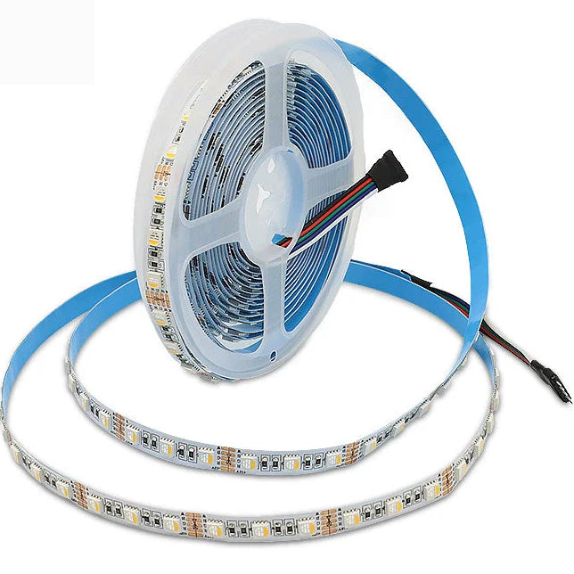 LightingWill DC12V RGBW/RGBWW LED Strip Light, 10mm PCB 4-in-1 SMD5050 72 LEDs/m, IP00 IP65 IP67 Flexible LED Tape Light for Mirror Kitchen Cabinet Bedroom, 5m 50m