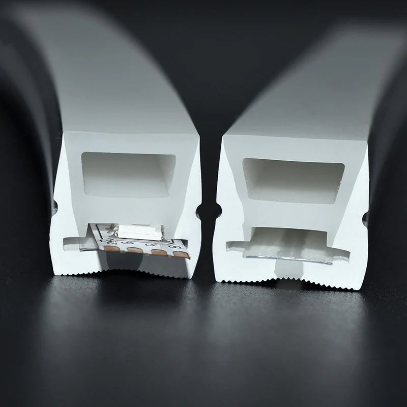 S1616 Side Edge Lighting Neon Light Housing – 16x16mm | Silicone LED Channel System | 12mm PCB Width | IP67 Waterproof |16.4FT/5M*1/16.4FT/5M*5