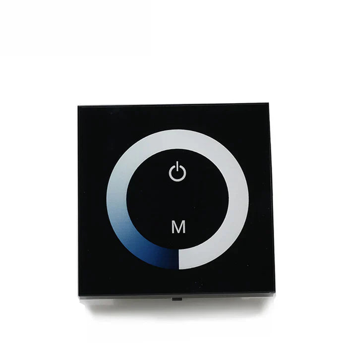 LightingWill LED Strip Wall Panel Touch Dimmer DC12V-24V TM06 Touch Color Ring LED Controller for LED Strips