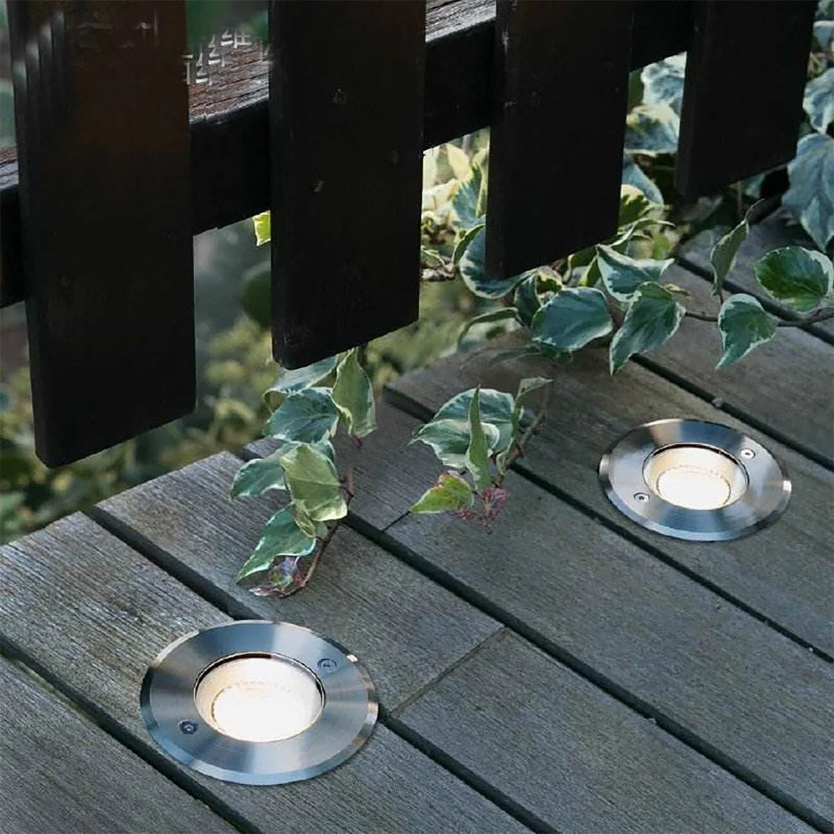 LightingWill LED Inground Well Light – Low Voltage DC 12V / 24V | 1W / 3W / 5W / 7W | 2 / 4 / 10-Pack | Warm White | IP67 Waterproof | Landscape Uplighting for Garden, Pathway & Yard
