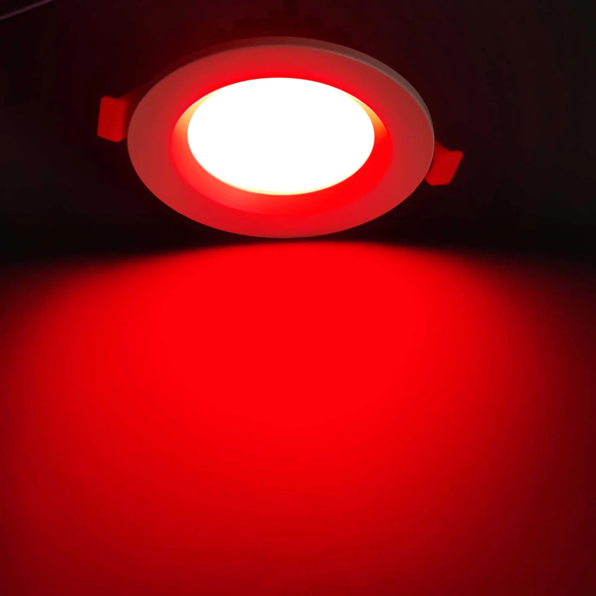 Smart RGB Downlight – RGBW RGBWW Super Bright Modern Recessed LED Downlights 12V 4W 6W 8W 12W Options White Round Embedded Design 4 Pack / 10 Pack (Controller and Power Supply Not Included)