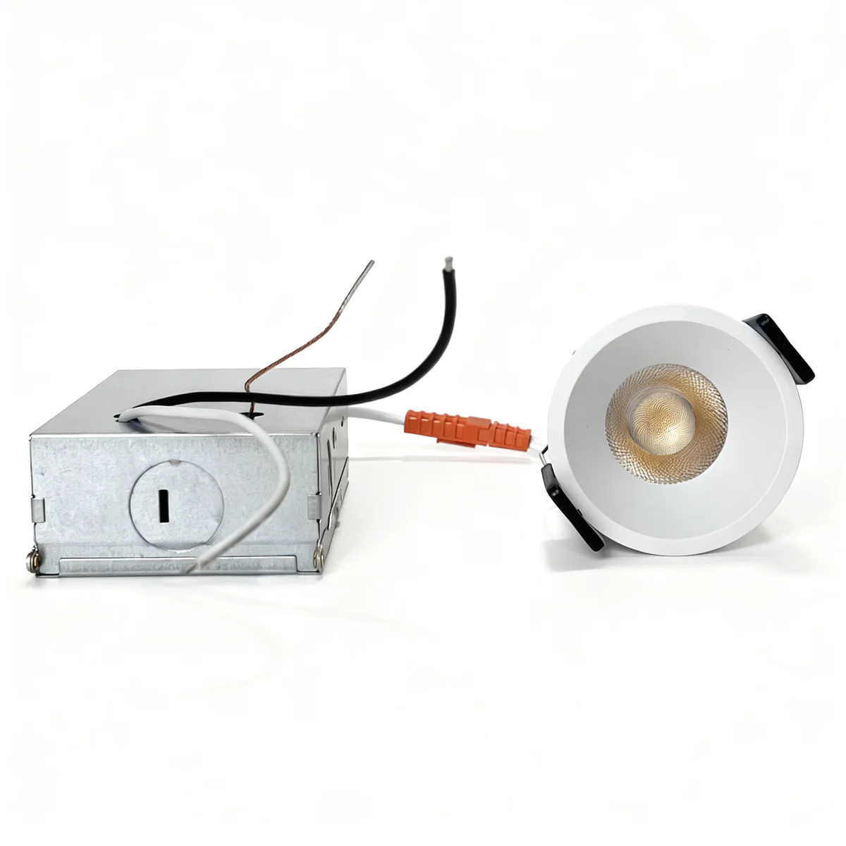 PRO Downlight PRO-1A Series Deep Recessed Anti-Glare Full Spectrum LED Downlight | AC 100–130V | 4 / 10 Pack | 7W / 9W / 12W | 5-CCT Selectable | 24° Narrow Beam | White Trim | CRI 95+ | Commercial Recessed Ceiling Light