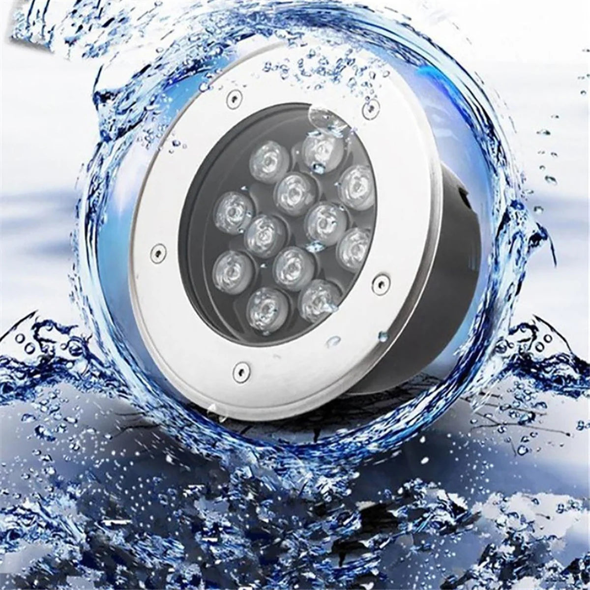 LightingWill LED Inground Well Light – Low Voltage DC 12V / 24V | 1W / 3W / 5W / 7W | 2 / 4 / 10-Pack | Warm White | IP67 Waterproof | Landscape Uplighting for Garden, Pathway & Yard