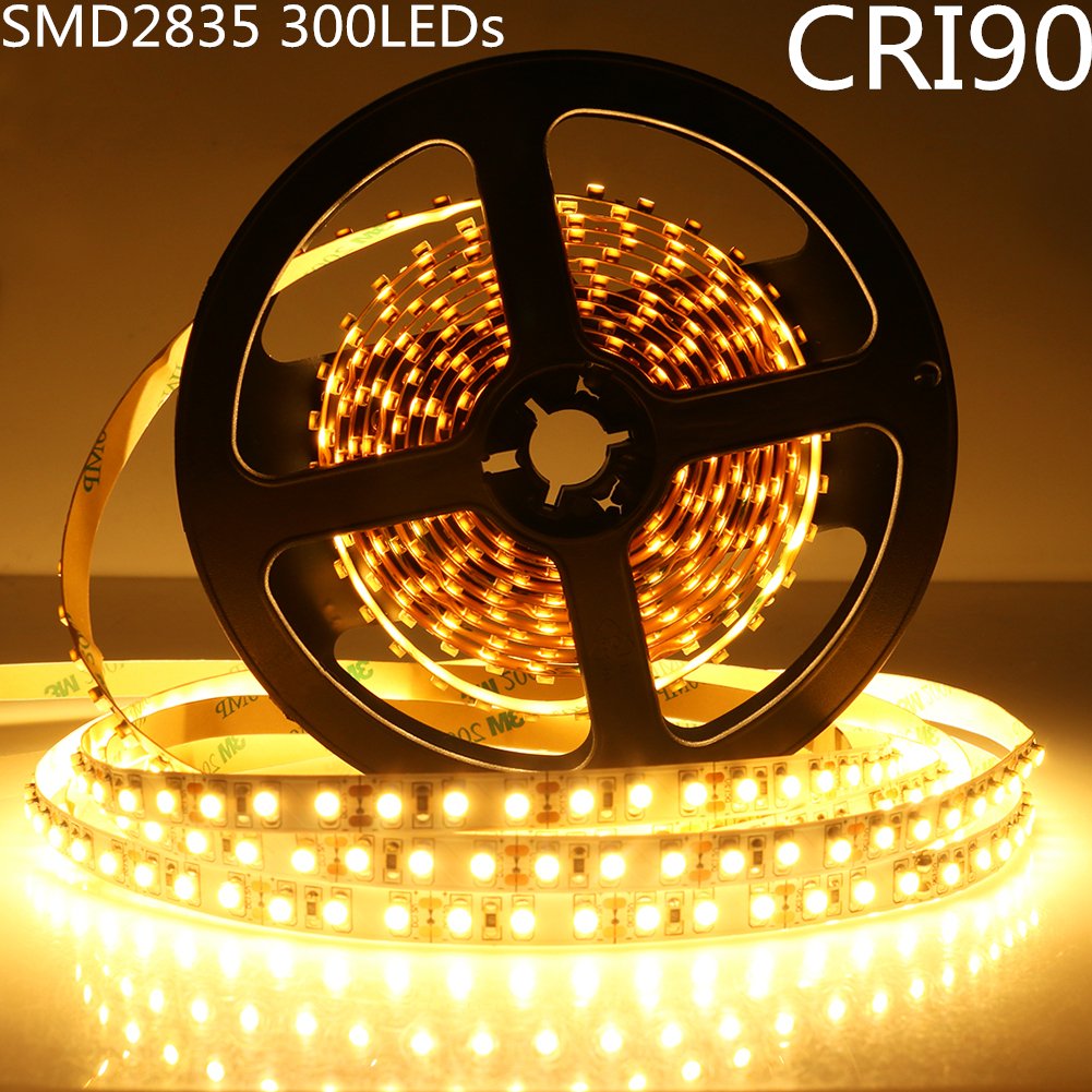 LED Strip Light CRI90 SMD2835 300LEDs DC 12V 5Meters per Roll