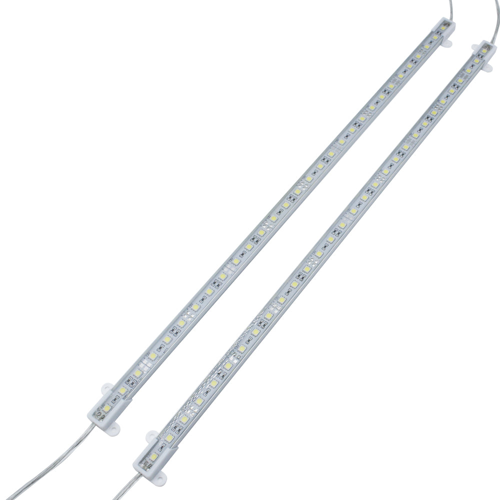 5-Pack 1.64ft/50cm DC 12V 7.2Watt SMD5050-45 12mm Wide Waterproof Aluminum Shell LED Rigid Light Bar