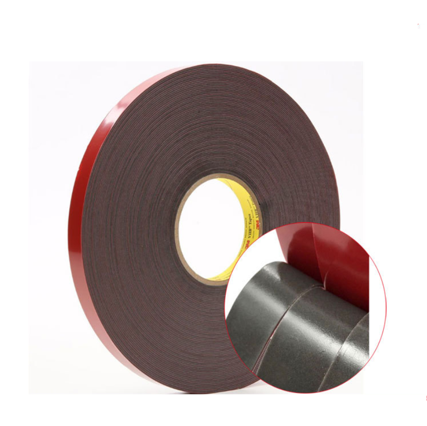 30M (100Feet) Roll 1mm Thick Red Coating VHB Tape, Heavy Duty Mounting Tape Adhesive, Foam Tape for Led Strip Lights, Home and Office Decoration