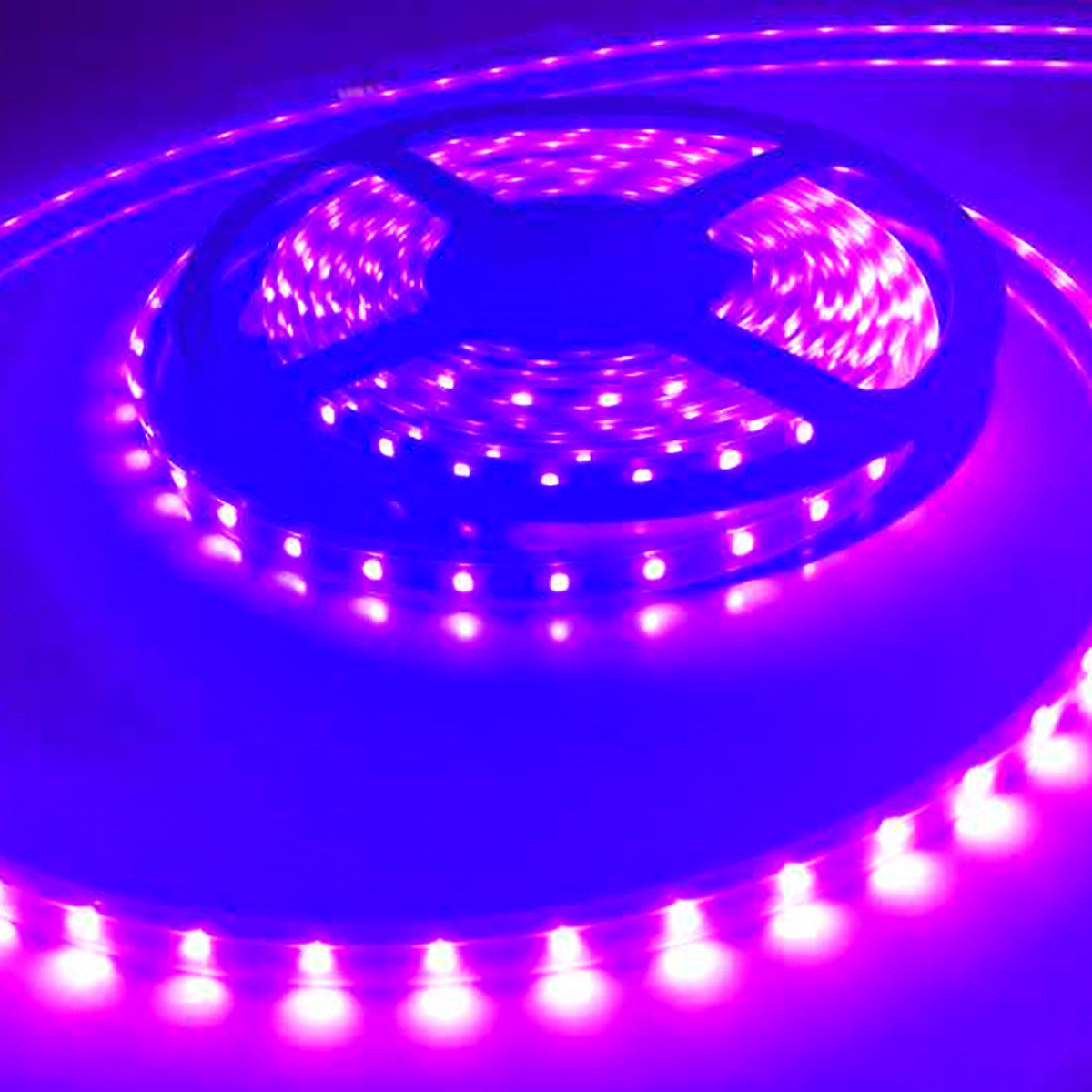 5 Meter (16,4 Fuß) UV Ultraviolett 365~395nm SMD2835-300 12VDC 60Watt 60LED/Meter Flexible LED-Streifenlichter